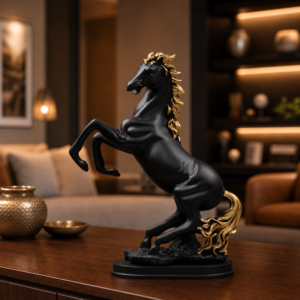 Modern Rearing Horse Statues or Animal Sculptures