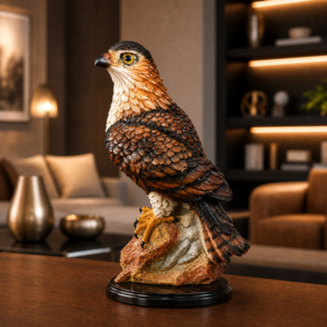 Majestic Eagle Hawk Statue – Premium Decor