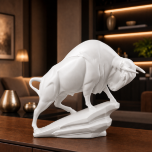 Charging Bull Statue, Wall Street Bull or Stock Market Bull