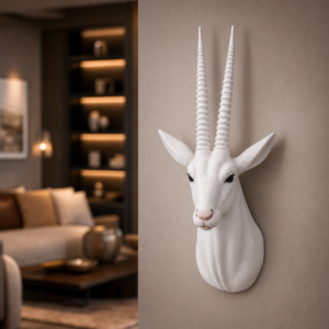 Modern Antelope Wall Head – Minimalist Luxury Wall Decor
